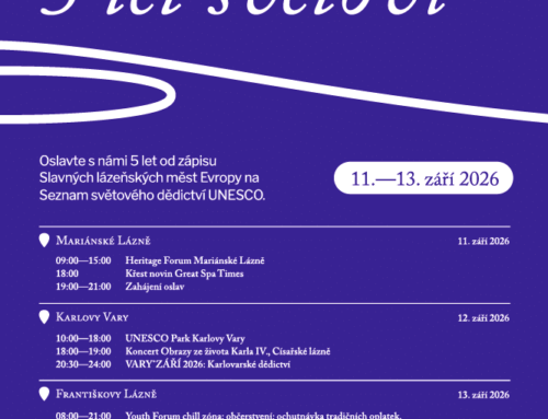 Pět let světového uznání. Karlovarský kraj si připomíná výročí zápisu lázeňských měst na Seznam UNESCO